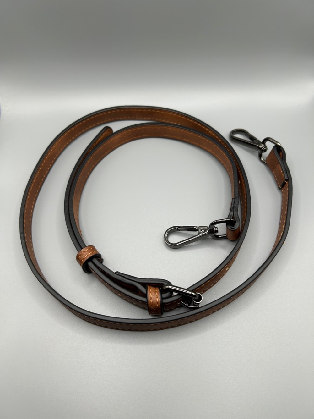 Brown and Gunmetal strap